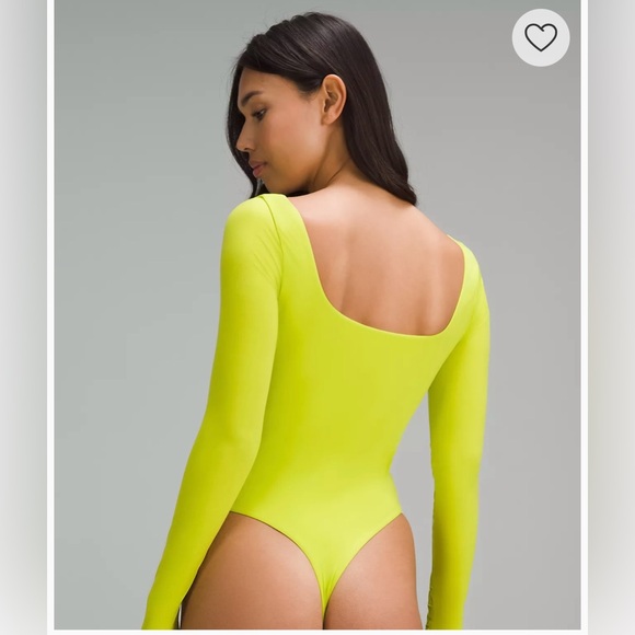 LULULEMON Ultra-Soft Nulu Square-Neck long sleeve Bodysuit - Picture 2 of 6